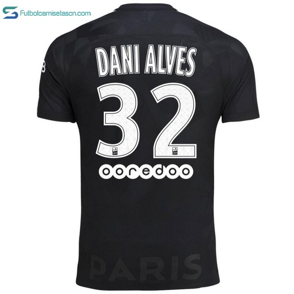 Camiseta Paris Saint Germain Alves 3ª Dani 2017/18